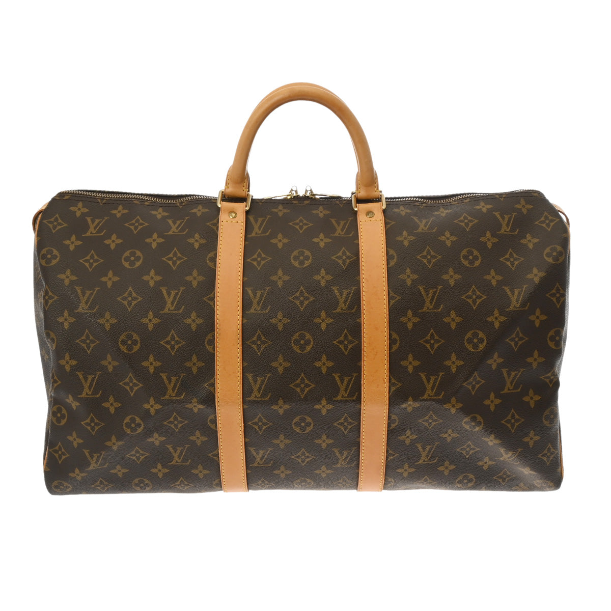 LOUIS VUITTON ルイヴィトン モノグラム キーポル 50 ブラウン M41426 ユニセックス モノグラムキャンバス ボストンバッグ Bランク 中古 