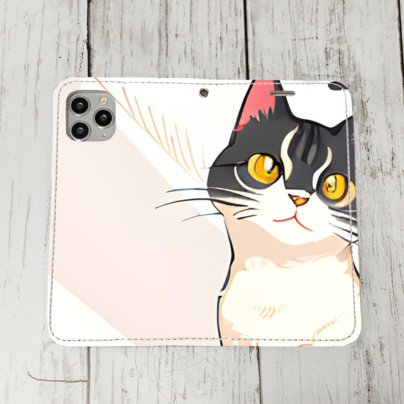 iphoneケース2-1-24 iphone 手帳 ねこ・猫・ネコ 箱1 かわいい アイフォン iface