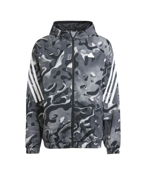 adidas/M FI AOP ウーブンFZフーディ