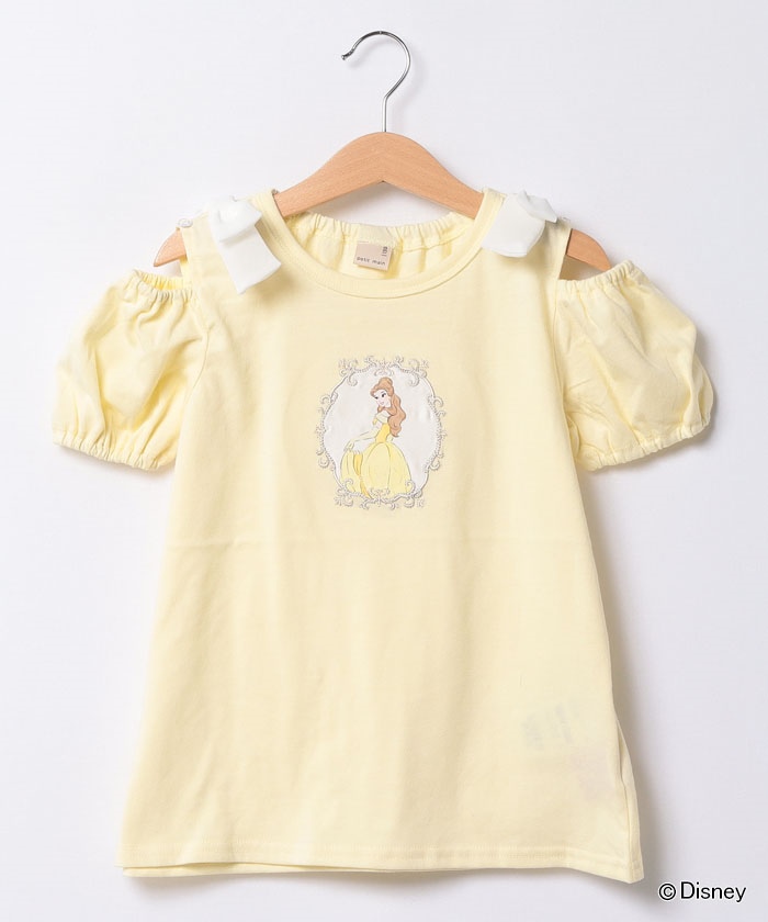 プティマイン/【Disney】2way肩リボンTシャツ