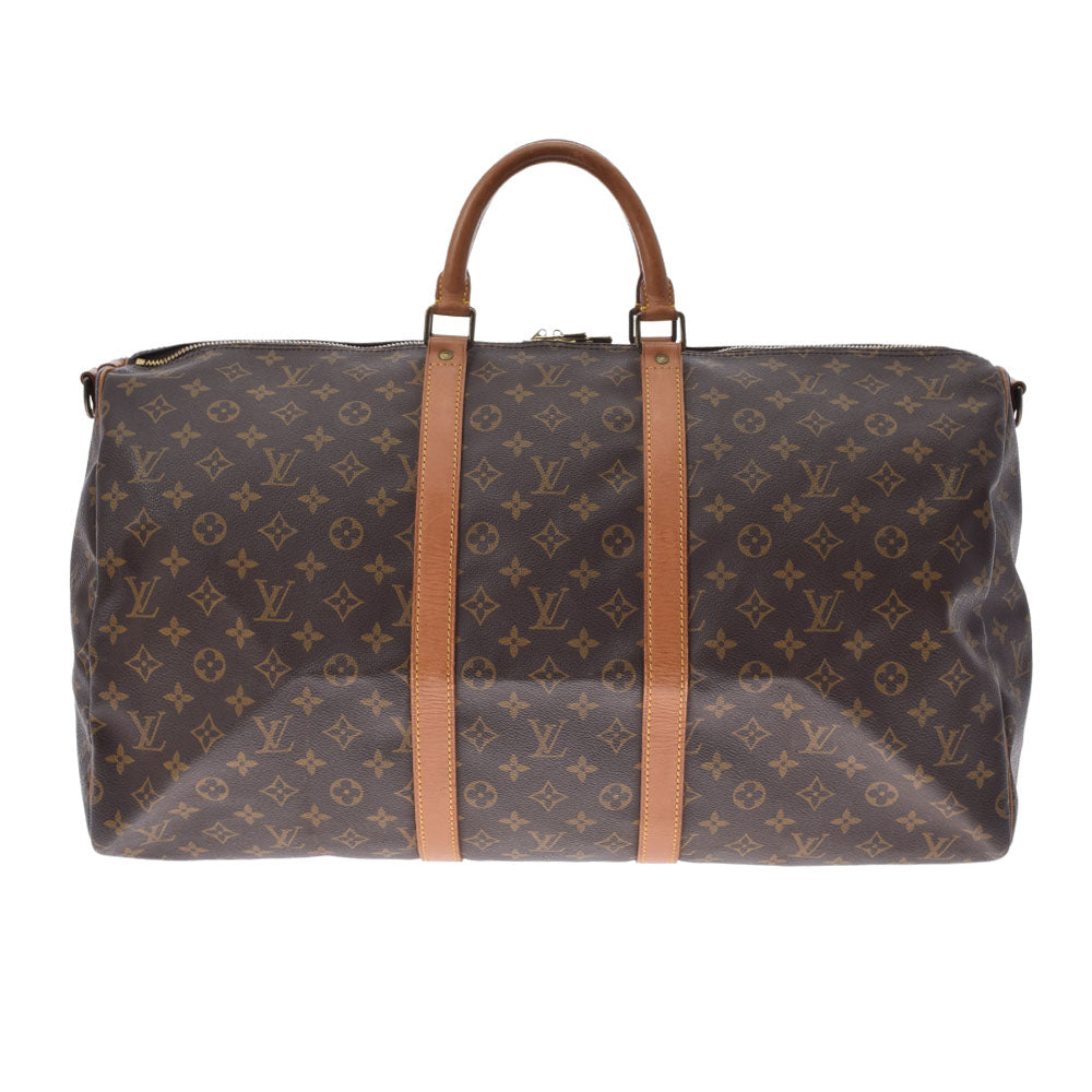 LOUIS VUITTON ルイヴィトン モノグラム キーポル バンドリエール55 ブラウン M41414 ユニセックス モノグラムキャンバス ボストンバッグ Bランク 中古 