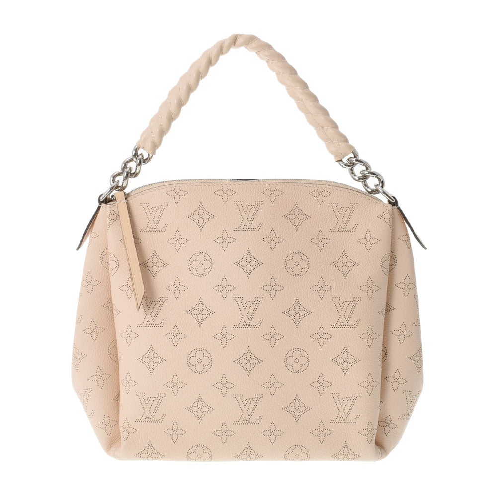 LOUIS VUITTON ルイヴィトン モノグラム マヒナ バビロンチェーン BB 2WAY クレーム M51767 レディース マヒナレザー ハンドバッグ 新同 中古 