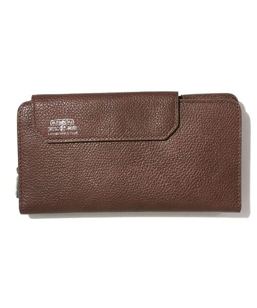 AS2OV / アッソブ MOBILE (SHRINK) LONG WALLET－BROWN