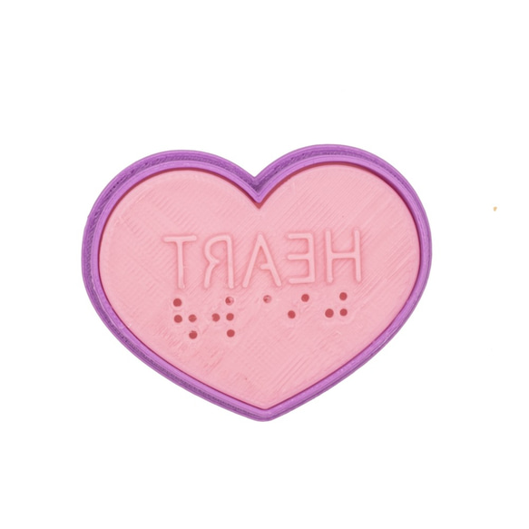 Braille Cookie Cutter［HEART］　037