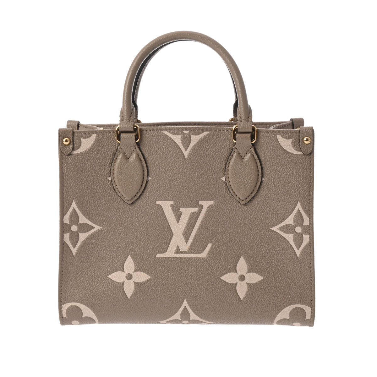 LOUIS VUITTON ルイヴィトン モノグラムアンプラント オンザゴー PM 2WAY  トゥルトレール/クレーム M45779 レディース レザー ハンドバッグ Aランク 中古 