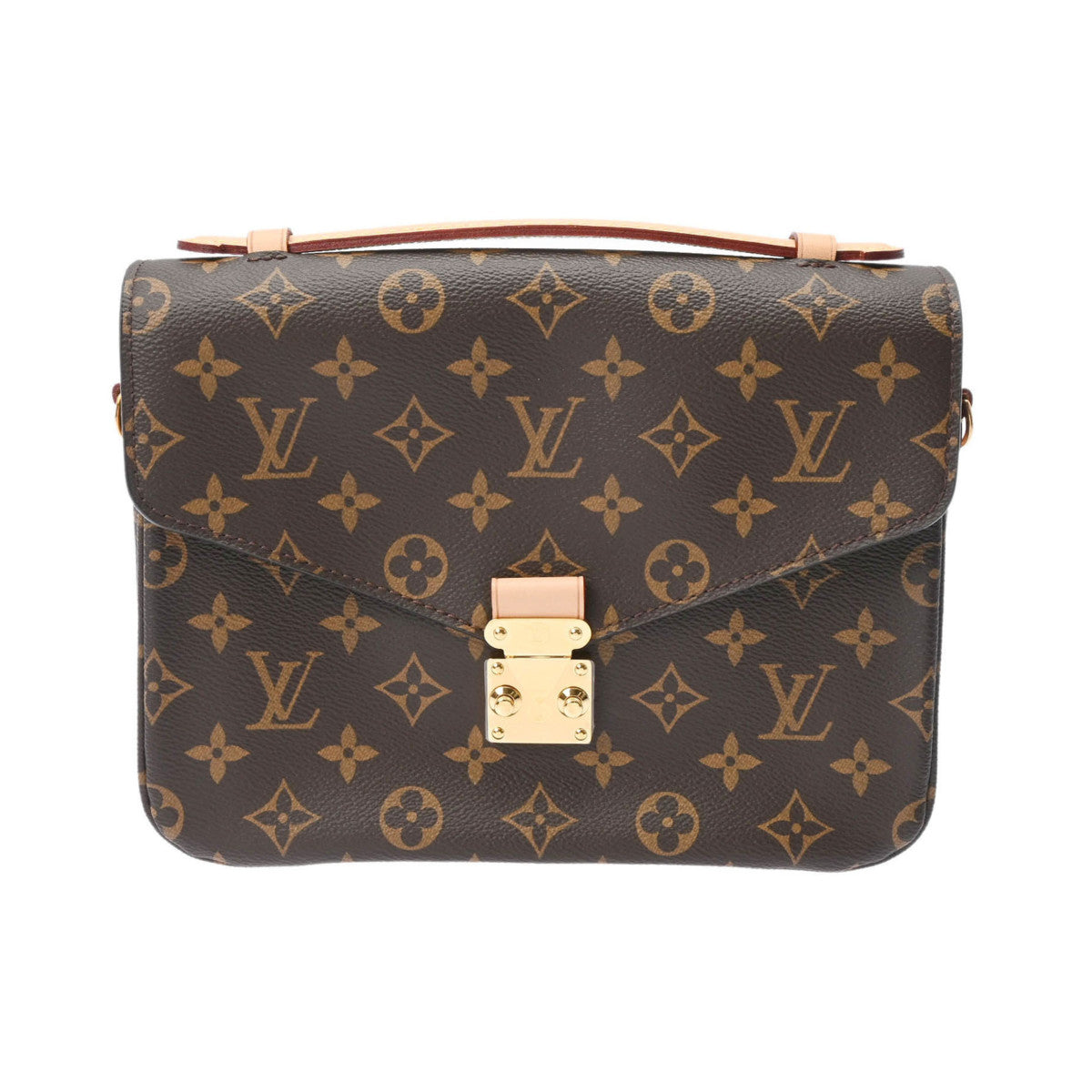 LOUIS VUITTON ルイヴィトン モノグラム ポシェットメティス ブラウン M44875 レディース モノグラムキャンバス 2WAYバッグ 新同 中古 