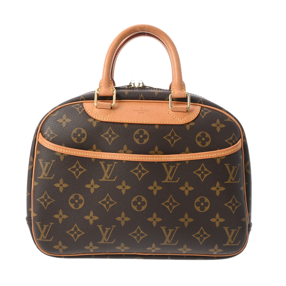 LOUIS VUITTON ルイヴィトン モノグラム トゥルービル ブラウン M42228 レディース モノグラムキャンバス ハンドバッグ ABランク 中古 