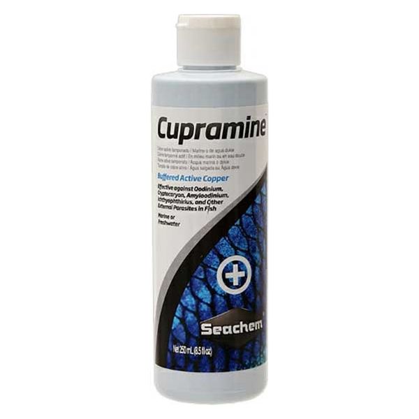 Seachem シーケム　キュプラミン　Ｃｕｐｒａｍｉｎｅ　２５０ｍｌ　淡水・海水両用 174845 1個（直送品）