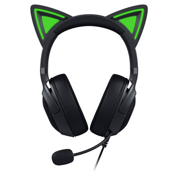 RAZER ゲーミングヘッドホン Kraken Kitty V2 Black RZ04-04730100-R3M1