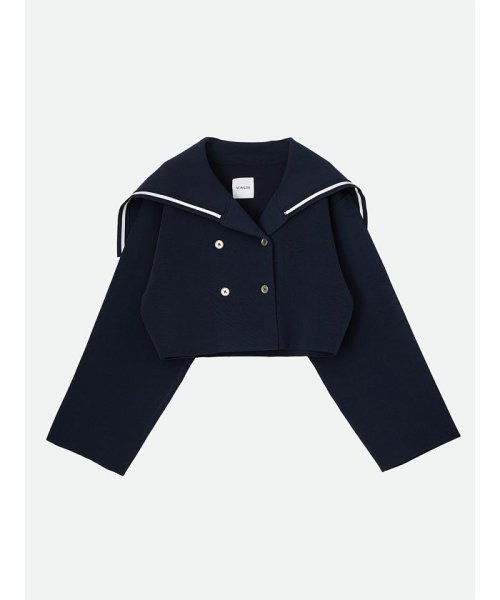 SHORT SAILOR KNIT JACKET