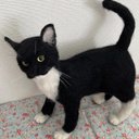 リアル羊毛フェルト猫オーダー　メモリアル