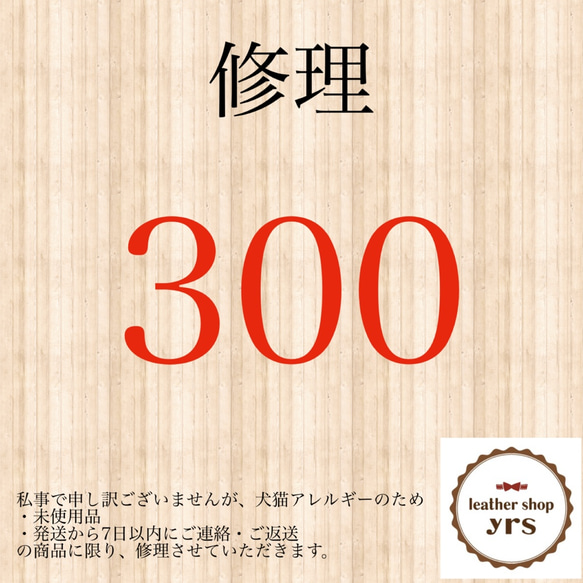 修理 300