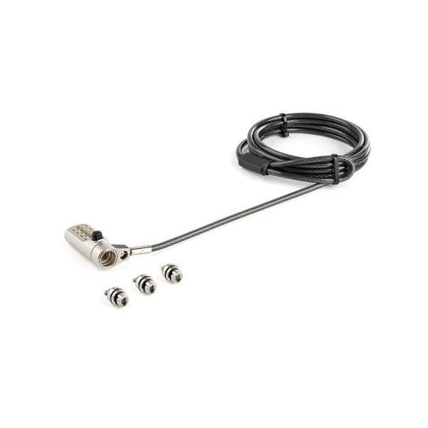 StarTech.com ケーブルロック 2m スチール 4.4 mm LTULOCK4D 1個 65-7975-73（直送品）