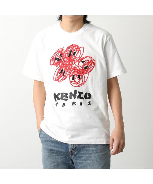 ケンゾー/KENZO Tシャツ PFE55TS2734SG DRAWN VARSITY