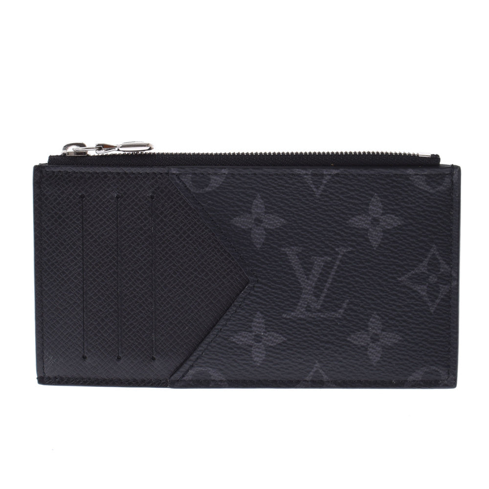 LOUIS VUITTON ルイヴィトン モノグラム エクリプス コインカードホルダー ノワール M30271 メンズ モノグラムエクリプスキャンバス コインケース ABランク 中古 