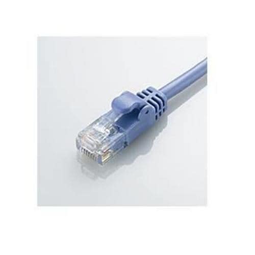 エレコム LD-GPY／BU1CAT6準拠 Gigabit やわらかLANケーブル ヨリ線 ブルー 1m