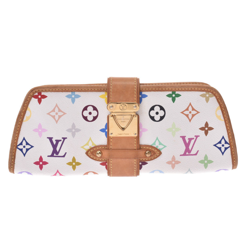 LOUIS VUITTON ルイヴィトン マルチカラー シャーリー ブロン(白) M40049 レディース モノグラムマルチカラー レザー 2WAYバッグ Bランク 中古 