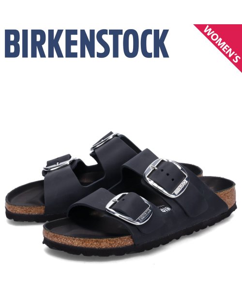 ビルケンシュトック BIRKENSTOCK アリゾナ ビッグバックル サンダル レディース 細幅 ARIZONA BIG BUCKLE ブラック 黒