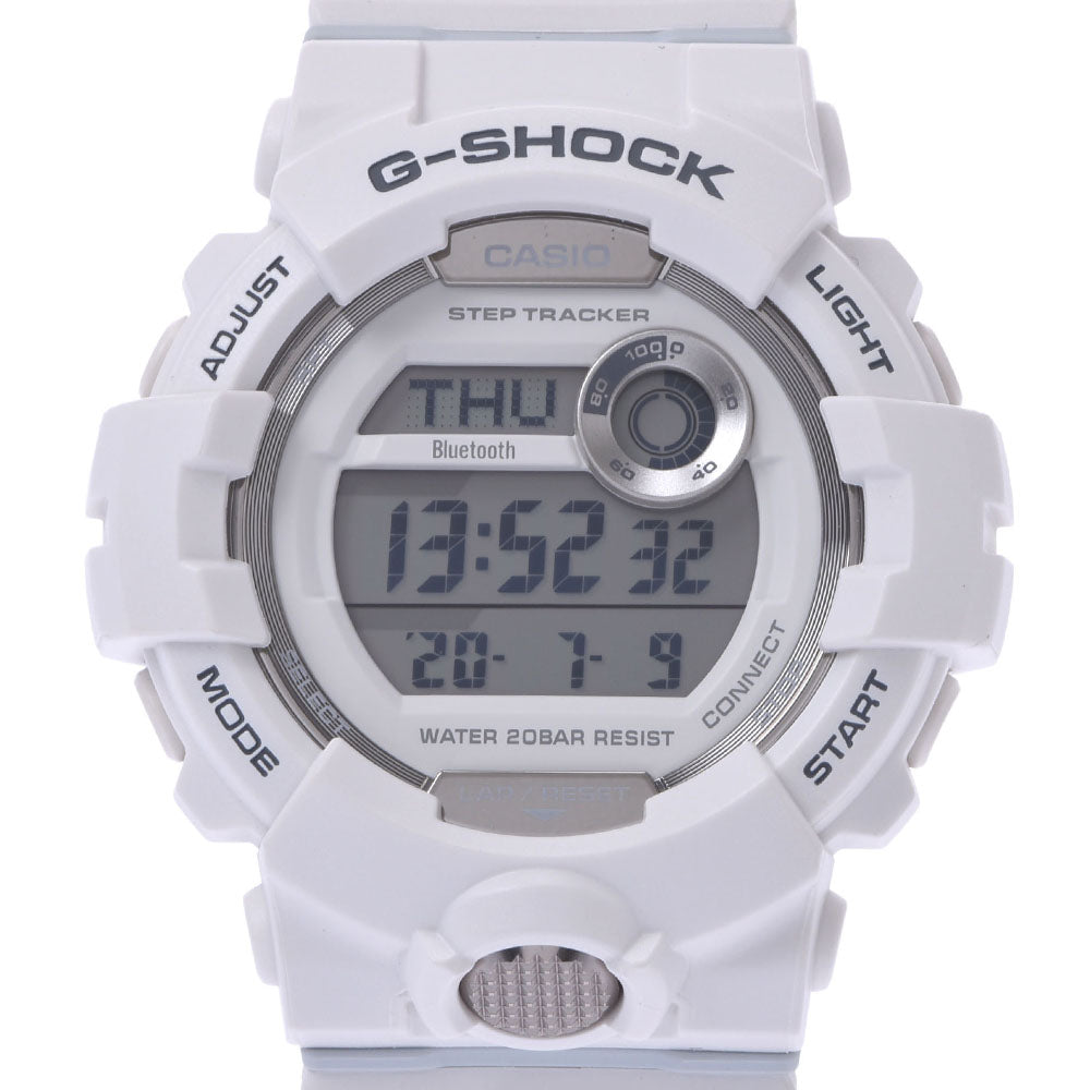 CASIO カシオ G-SHOCK G-SQUAD スポーツライン 白 GBD-800 メンズ 樹脂 腕時計 クオーツ デジタル文字盤 ABランク 中古 