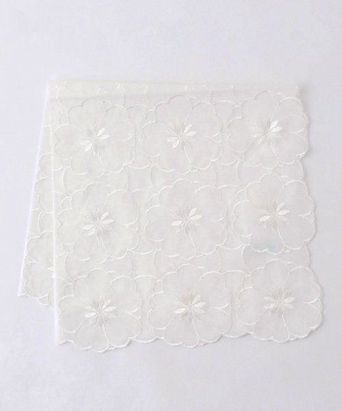 【HANDKERCHIEF COLLECTION】AIRLY FLOWER HANDKERCHIE ハンカチ