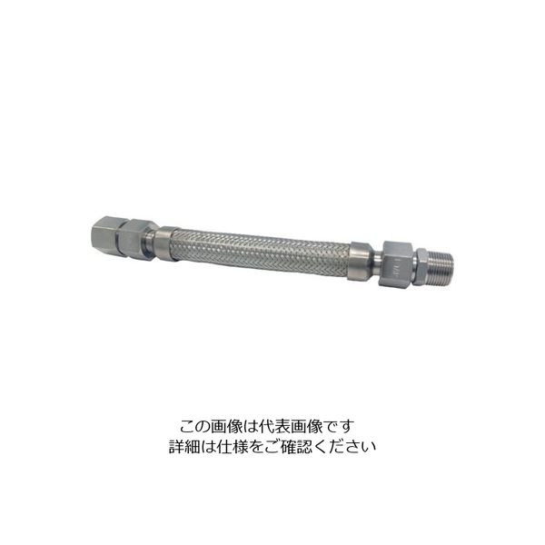 トーフレ FTAP 袋ナット付溶接型フレキ 継手ステンレス オスXメス 25AX1000L 202-6231（直送品）