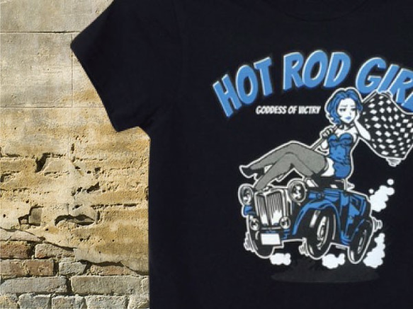 60%OFF  キッズサイズ  HOT ROD GIRL 【ホット ロッド ガール】 ブラック/ブルー