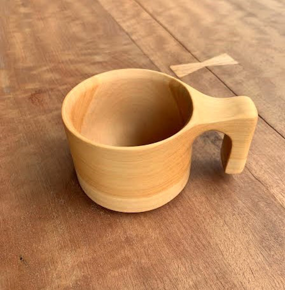 【※】 木製マグカップ　wooden mag　銀杏