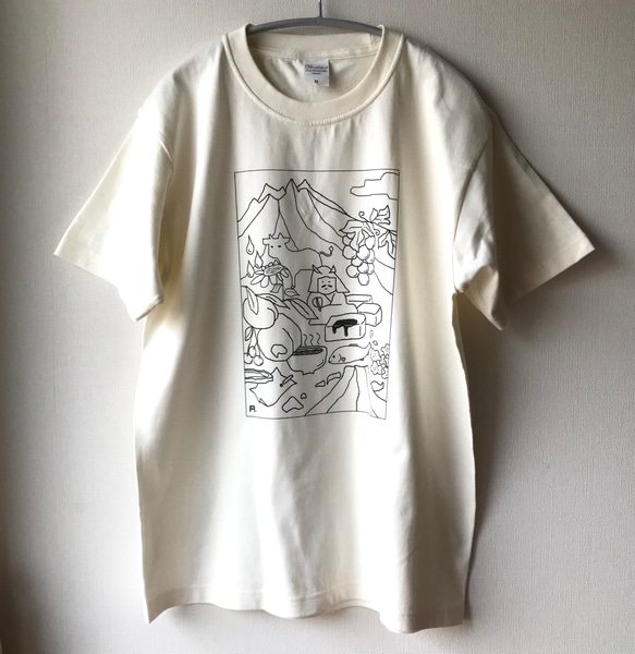 SALE＆送料無料　山梨Tシャツ　アイボリー