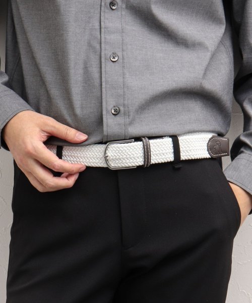 【SWOLE PANDA/スウォール パンダ】RECYCLED WOVEN BELT SOLID ゴムメッシュベルト