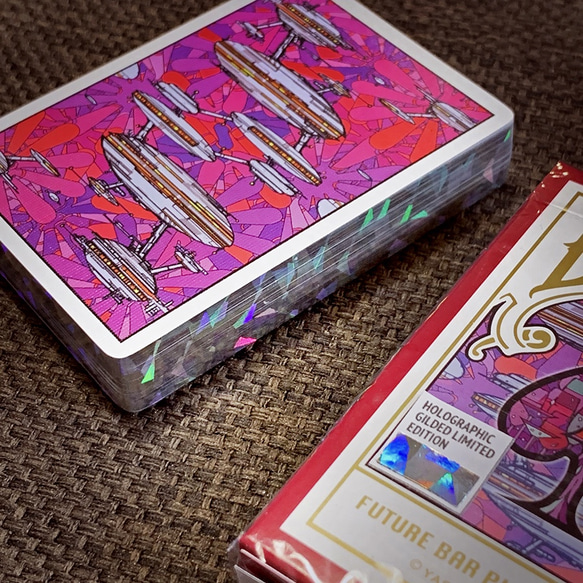 【Holographic Gilded版】Bicycle Future Bar Playing Cards (トランプ)