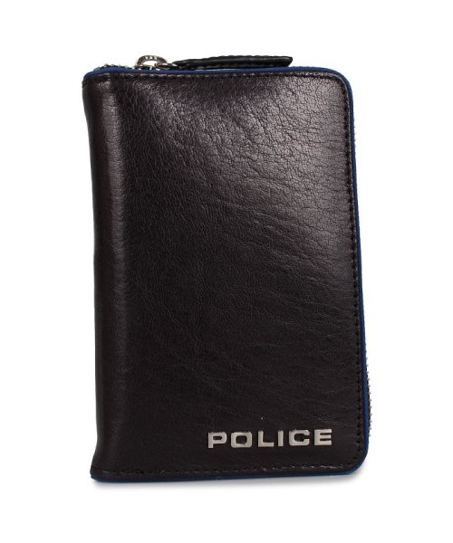 ポリス POLICE 財布 長財布 テライオ メンズ ラウンドファスナー 本革 ROUND ZIPPER WALLET ブラック カーキ ダーク ブラウン 黒