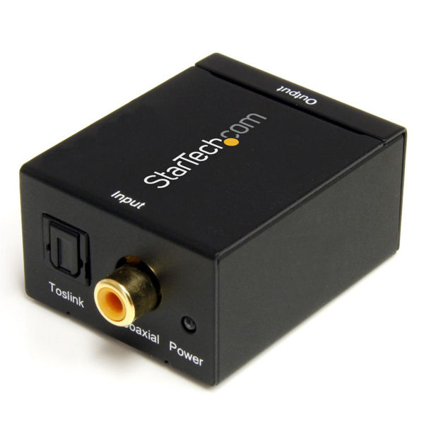 Toslink/同軸 - アナログRCA オーディオ変換器　SPDIF2AA　1個　StarTech.com（直送品）