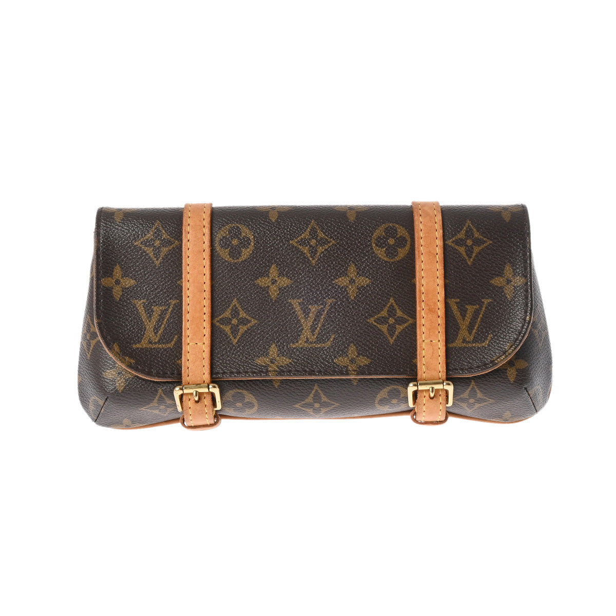 LOUIS VUITTON ルイヴィトン モノグラム ポシェットマル ブラウン M51159 レディース モノグラムキャンバス ウエストバッグ Bランク 中古 