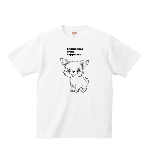 チワワ tシャツ かわいい 子犬 愛犬ミックスハーフ チワブル チワプー ポメチワ チワックス