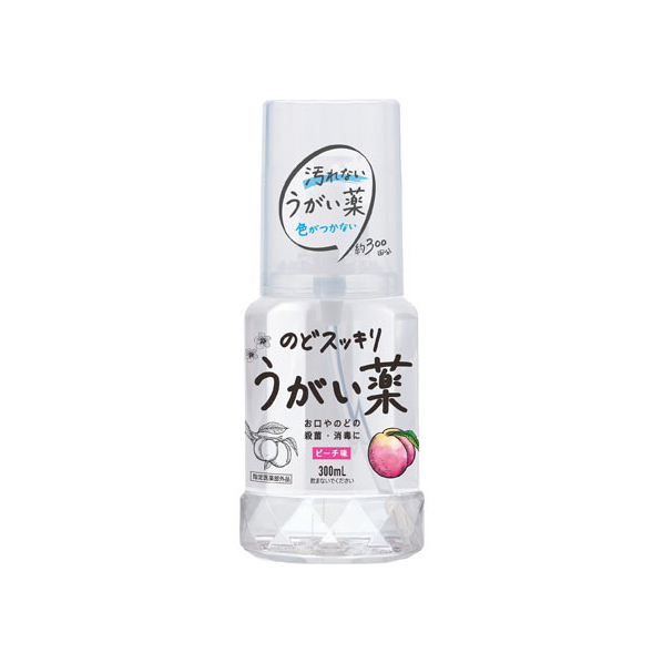 健栄製薬 のどすっきりうがい薬CP ピーチ味 300mL FC30690