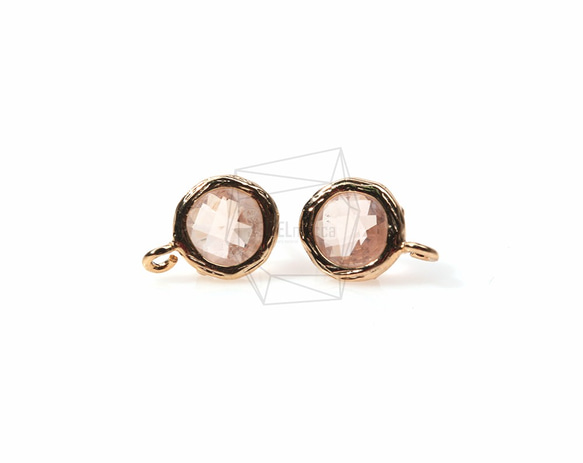 ERG-151-G【2個入り】ガラスピアス,Glass Post Earring(Champagne)