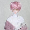 BJD 1/3 1/4  1/6人形 ドール用ウィッグ カツラ 耐熱 ハンドメイドzxww-408