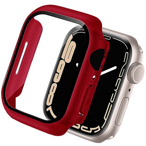 クールモバイルカンパニー AWPC41-RD Apple Watch 7 41mm フルカバーケース レッド