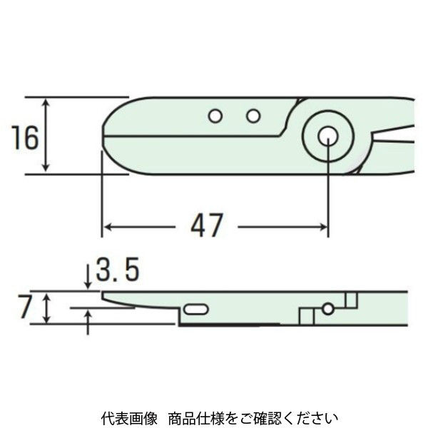 室本鉄工 替刃 角型エアーヒートニッパ