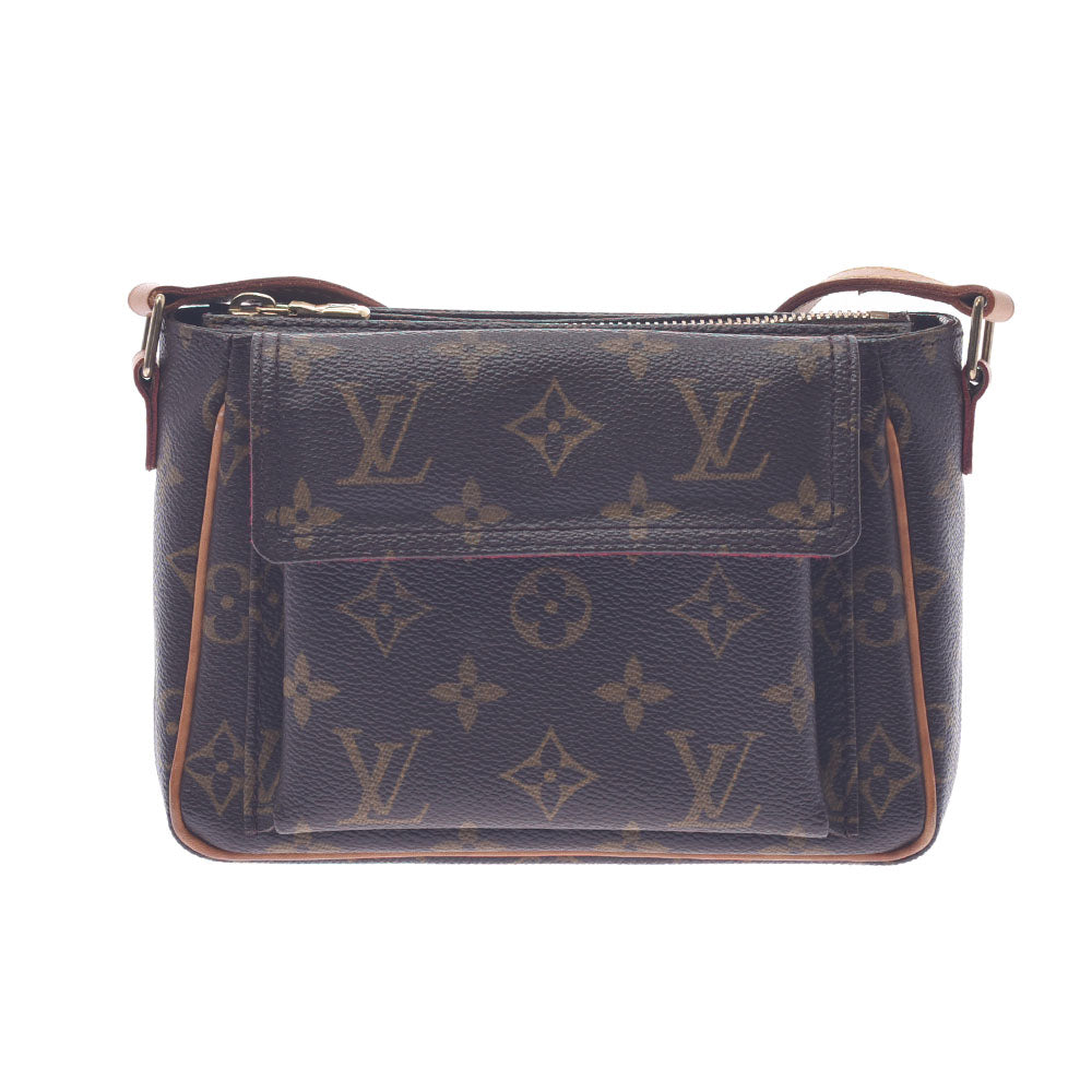 LOUIS VUITTON ルイヴィトン モノグラム ヴィバシテPM ブラウン M51165 レディース モノグラムキャンバス ショルダーバッグ Bランク 中古 