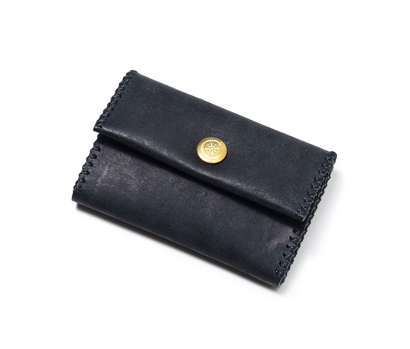 コンパクトに持ち歩けるキャッシュレス財布［ブラック]/Compact Wallet/キャッシュレス ミニ財布