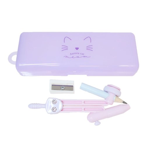 AURORS CAT MEOW ステーショナリーその他 コンパス カミオジャパン 新学期準備文具 女の子向け グッズ