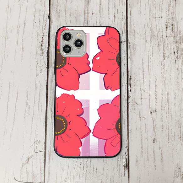 iphonecase4-6_29 iphone 強化ガラス お花(ic) アイフォン iface ケース