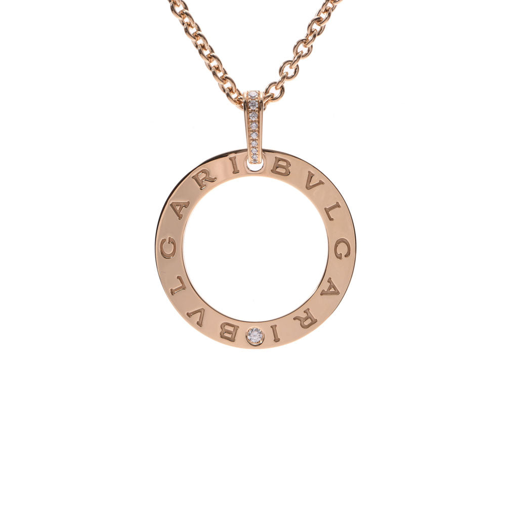 BVLGARI ブルガリ ブルガリブルガリネックレス ユニセックス K18YG/ダイヤ ネックレス Aランク 中古 