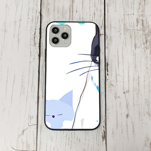 iphoneケース1-3-21 iphone 強化ガラス ねこ・猫・ネコ 箱1 かわいい アイフォン iface