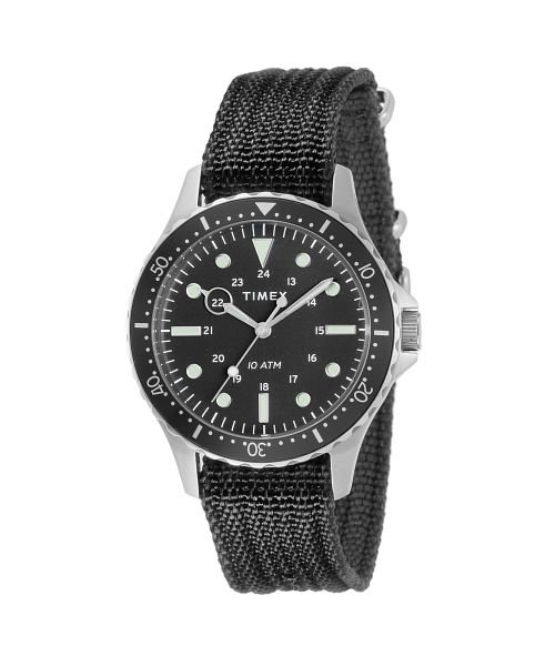 TIMEX(タイメックス) ネイビーXL TW2T75600 メンズ ブラック クォーツ 腕時計