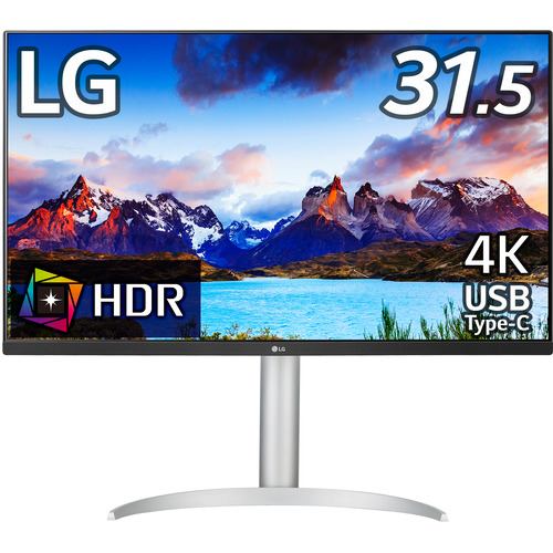 【4K】LG 32UP550N-W 4Kモニター [31.5型／4K(3840×2160)／HDR／色合い調整／スピーカー5W／AMD FreeSync／DASモード／高さ調整／ブルーライト低減／フリッカーセーフ対応] 32UP550NW