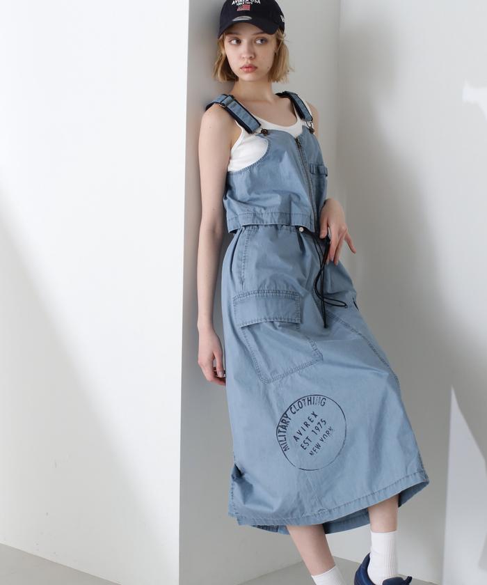 AVIREX/SEPARATE SKIRT＆VEST OVERALLS