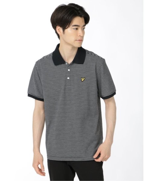 ライル&スコット/LYLE&SCOTT クレリックボーダー 半袖 メンズ ポロシャツ カットソー カジュアル インナー ビジネス ギフト プレゼント ゴルフ 通