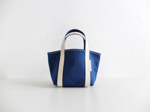 【受注制作】tote bag XS size ナスコン(ハリのある帆布)